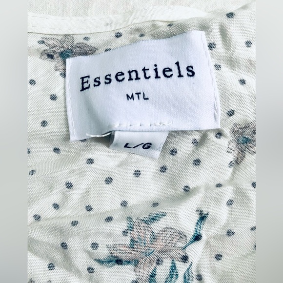 Essentials Cream flower Dress - Picture 3 of 6